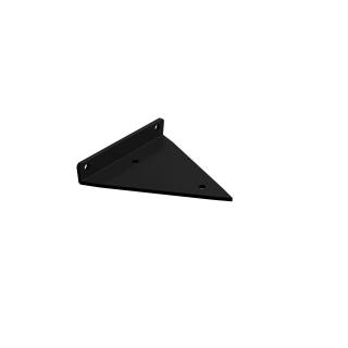 Čierny oceľový držiak police Rozmer: 130x133 mm