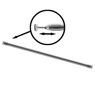 Nerezová rozpierná tyč na sprchový záves Rozmer: 110 cm