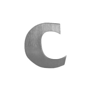 Nerezové domové popisné číslo - FRANCE variant: malé písmeno c