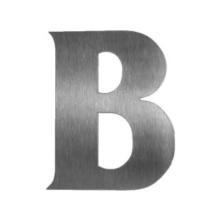 Nerezové domové popisné číslo - FRANCE variant: veľké písmeno B