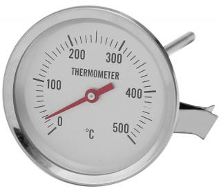 Nerezový teplomer pre fritézy 0°C až +500°C Model: 0-500°C