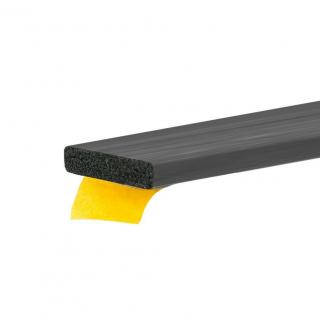Samolepiaca gumová páska / tesnenie na dvere Model: Obdĺžnik, Rozmer: 10x3 mm