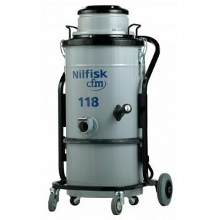Nilfisk 118 FN  4010100012 - Jednofázový jednomotorový priemyselný vysávač
