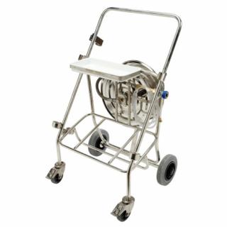 Nilfisk Čistiaci vozík nerezový s chemickým injektorom  6401094 pre VT stroje Nilfisk WAP vapka