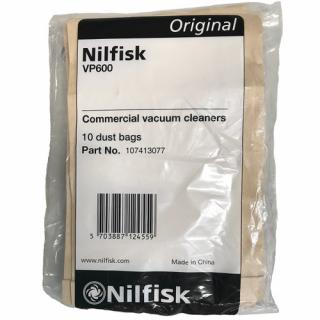 Nilfisk sada 10ks vreciek papier 107413077 pre Family, VP600, VP600 Battery