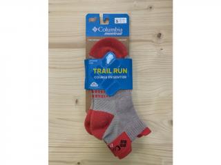 COLUMBIA Bežecké ponožky TRAIL RUN Montrail Veľkosť: 39-42, Farba: Khaki/red