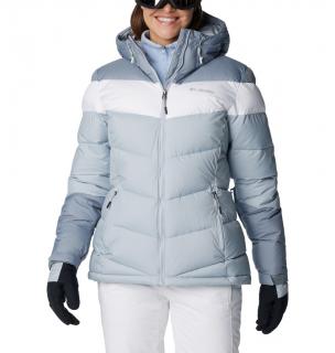 Columbia dámska bunda Abbott Peak™ Insulated Jacket šedá Veľkosť: L, Farba: Cirrus Grey, Wh