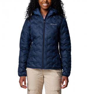 Columbia Dámska bunda Delta Ridge™ II Down Hooded Jacket Veľkosť: L, Farba: Collegiate Navy