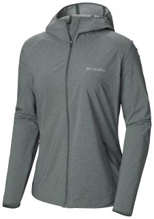 Columbia Dámska bunda Heather Canyon™ Softshell šedá Veľkosť: L, Farba: Pond Heather