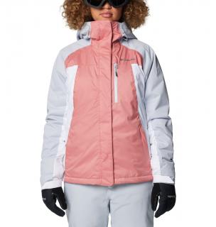 Columbia Dámska bunda Snowy Summit™ Insulated Jacket ružovo sivá Veľkosť: M, Farba: Pink Agave, White