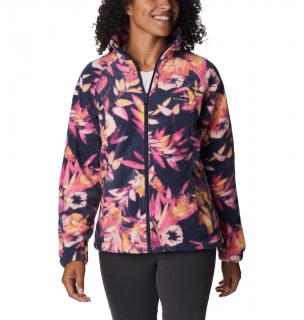 Columbia Dámska mikina Benton Springs™ Printed Full Zip Veľkosť: L, Farba: Wild Geranium