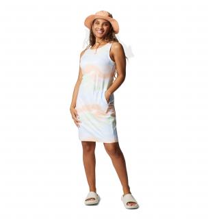 Columbia Dámske šaty Chill River™ Printed Dress biele Veľkosť: L, Farba: White Undercurr