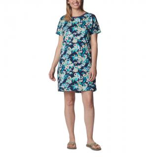 Columbia Dámske šaty Park™ Printed Dress Veľkosť: L, Farba: Bright Aqua, Wild