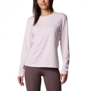 Columbia Dámske tričko Sloan Ridge™ Graphic LS Veľkosť: L, Farba: Pink Dawn Heather