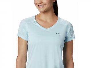 Columbia Dámske tričko Zero Rules™ Short Sleeve Shirt Veľkosť: XL, Farba: Spring Blue Hea