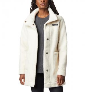 Columbia dámsky kabát Panorama™ Long Jacket biely Veľkosť: L, Farba: Chalk