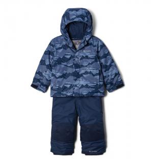 Columbia detská zimná súprava Buga™ Set modrá Veľkosť: XS (116), Farba: Collegiate Navy