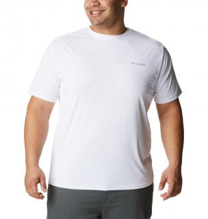 Columbia NADROZMER Pánske tričko Hike™ Crew Veľkosť: 5X, Farba: White