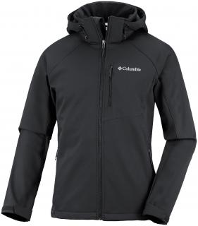 Columbia Pánska bunda Cascade Ridge II SoftShell čierna Veľkosť: XL, Farba: Black