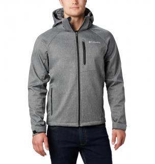 Columbia Pánska bunda Cascade Ridge II SoftShell šedá Veľkosť: XL, Farba: Charcoal Heathe