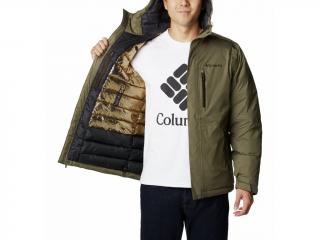 Columbia pánska bunda Oak Harbor™ Insulated Jacket zelená Veľkosť: L, Farba: Stone Green