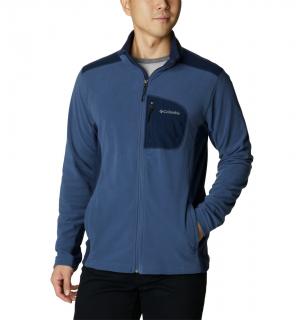 Columbia Pánska flecce mikina Klamath Range™ Full Zip modrá Veľkosť: M, Farba: Dark Mountain