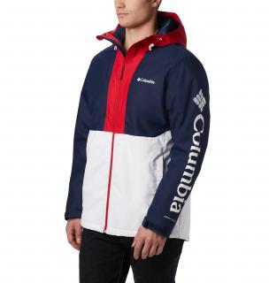 Columbia Pánska lyžiarska bunda Timberturner™ Jacket Veľkosť: XL, Farba: White, Collegia