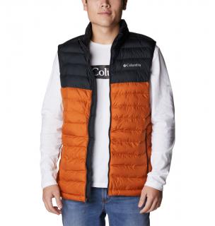 Columbia Pánska vesta Powder Lite™ Vest Veľkosť: L, Farba: Warm Copper, Black