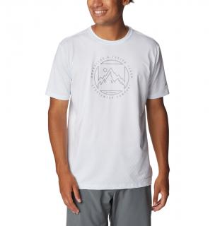 Columbia Pánske funkčné tričko M Ice Lake™ SS Tee Veľkosť: L, Farba: White, Boundles
