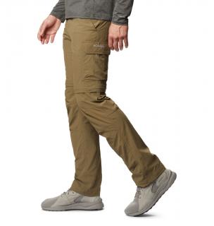 Columbia Pánske nohavice Silver Ridge™ II Convertible Pant Veľkosť: 32/32, Farba: Stone Green