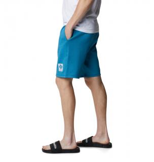 Columbia Pánske šortky M Columbia™ Logo Fleece Short Veľkosť: L, Farba: Deep Marine Hea