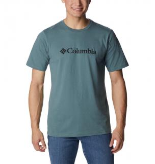 Columbia Pánske tričko CSC Basic Logo™ Short Sleeve šedo modrá Veľkosť: L, Farba: Metal, CSC Basi