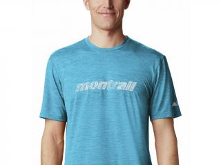 Columbia Pánske tričko Trinity Trail Graphic Tee Veľkosť: L, Farba: Riptide