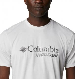 Columbia Pánske tričko Trinity Trail Graphic Tee Veľkosť: L, Farba: White