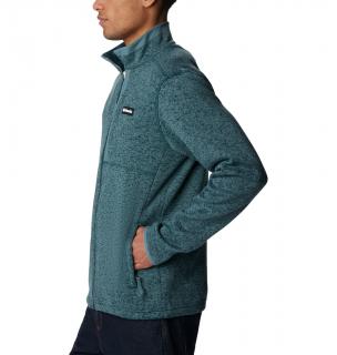 Columbia pánsky sveter Sweater Weather™ Full Zip tyrkysovo modrý Veľkosť: M, Farba: Night Wave Heat