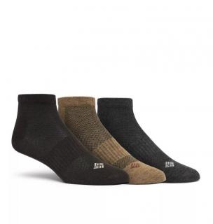 COLUMBIA Ponožky EXPLORER LOW CUT 3-PACK Veľkosť: 35-38, Farba: Antracit/Brown/Beige