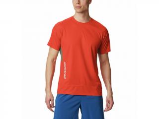 Columbia Titan Pánske tričko Ultra™ II Short Sleeve Veľkosť: M, Farba: Wildfire