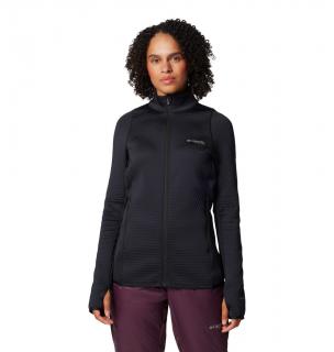 Columbia TITANIUM Dámska bunda Triple Canyon™ Grid Fleece FZ Veľkosť: M, Farba: Black