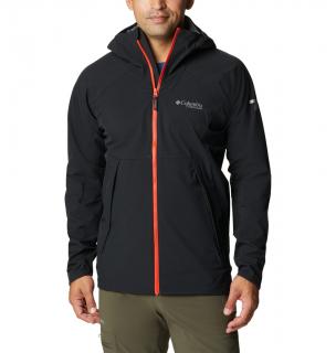 Columbia TITANIUM Pánska bunda Platinum Peak™ Softshell Jacket Veľkosť: L, Farba: Black