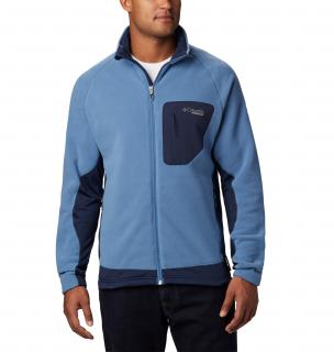 Columbia TITANIUM Pánska bunda Polartec® 200g Fleece Titan Pass  modrá Veľkosť: L, Farba: Scout Blue, Col