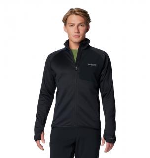 Columbia TITANIUM Pánska bunda Triple Canyon™ Grid Fleece FZ II Veľkosť: L, Farba: Black