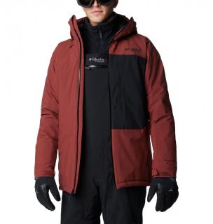 Columbia TITANIUM Pánska lyžiarska bunda Winter District™ III Jacket Spice tehlová Veľkosť: L, Farba: Spice, Black