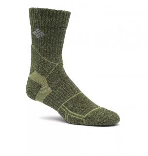 COLUMBIA Turistické ponožky HIKING LIGHT CREW MERINO Veľkosť: 35-38, Farba: Nori