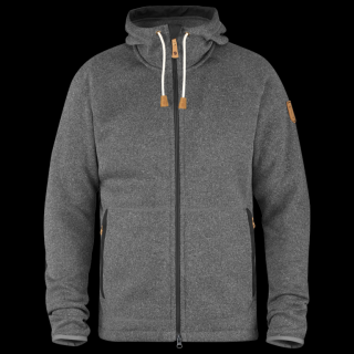 Bunda Fjallraven Övik Fleece Hoodie Dark Grey L