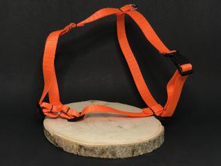 Palkar klasický postroj pre psov 28 cm - 45 cm veľ. 2 oranžová (Palkar klasický postroj pre psov 28 cm - 45 cm veľ. 2 oranžová)