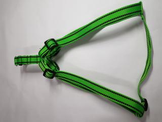 Palkar motýlik postroj pre psov 58 cm - 87 cm veľ. 5 svetlo-zelená s páskami (Palkar motýlik postroj pre psov 58 cm - 87 cm veľ. 5 svetlo-zelená s páskami)