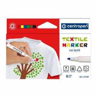 Fixky na textil, značkovač - sada 6ks