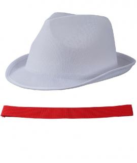 letný klobúk biely