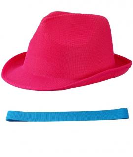 letný klobúk magenta