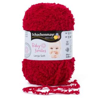 Priadza Baby Smiles LENJA SOFT -   červená 1031